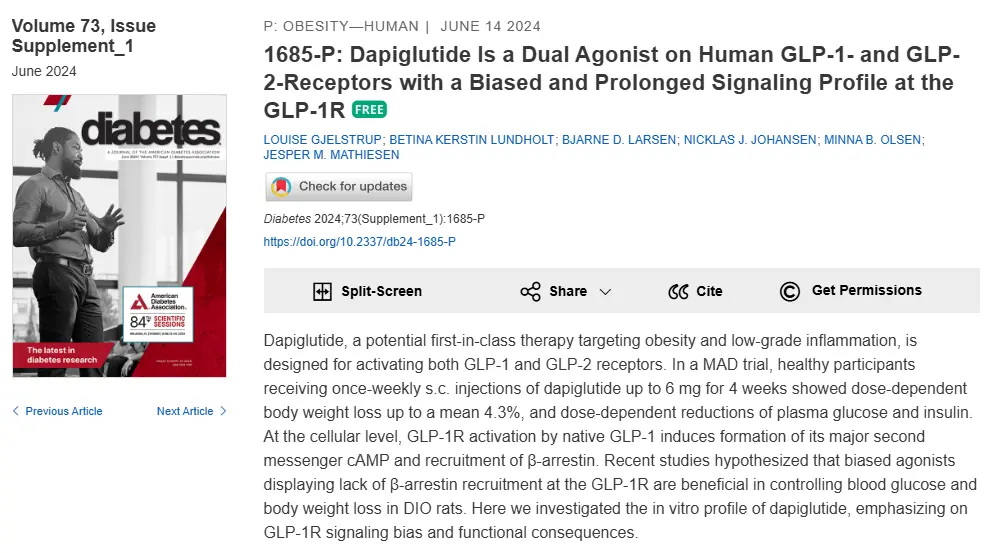 Dapiglutide Dapiglutide