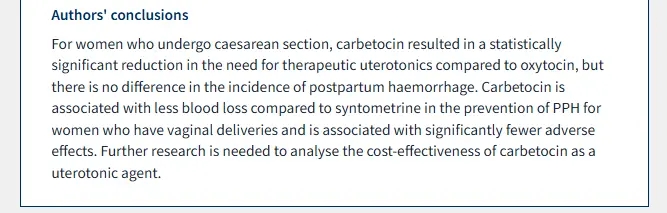 Carbetocin Carbetocin