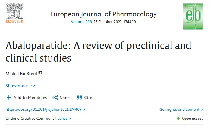 Abaloparatide Abaloparatide